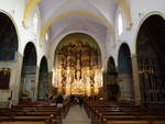 Collioure, Hochaltar von Joseph Sunyer in der Wehrkirche Notre-Dames-des-Anges (30.09.2017)