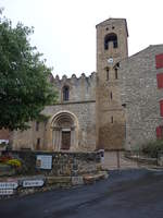 Corneilla-de-Conflent, romanische Kirche Sainte-Marie, erbaut im 11.