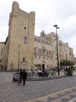 Narbonne, Hotel de Ville im alten Bischofspalast und Donjon Gilles Aycelin (29.09.2017)