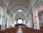 Pouance, Innenraum der Pfarrkirche Saint-Madeleine (10.07.2017)