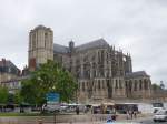 Le Mans, Kathedrale Saint-Julien, Chor erbaut von 1217 bis 1254, Querschiff von 1310 bis 1410 (17.07.2015)