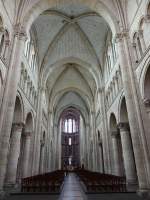 Le Mans, Chor und Mittelschiff der Kathedrale St.