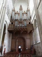 Le Mans, Orgelempore der Kathedrale St.