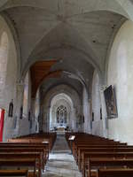 Mouzeuil-Saint-Martin, Innenraum der Abteikirche St.