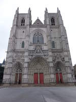 Nantes, Kathedrale Saint-Pierre im gotischen Flamboyant-Stil, erbaut ab 1134 (12.07.2017)