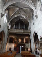 Avignon, Orgelempore in der Pfarrkirche Saint-Pierre (22.09.2017)