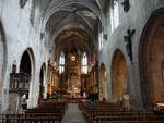 Avignon, Mittelschiff der Pfarrkirche Saint-Pierre (22.09.2017)