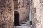 Menton im Juli 1976: Impressionen aus der Altstadt: Descente Lampedose.