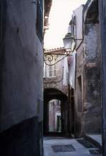 Menton im Juli 1976: Impressionen aus der Altstadt.