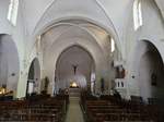 Fontvieille, Innenraum der Saint-Pierre-es-Liens Kirche (25.09.2017)