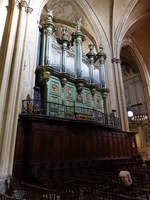 Aix-en-Provence, Orgelempore in der Kathedrale Saint-Saveur (26.09.2017)