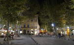 Nchtlicher Cours Mirabeau in Aix-en-Provence (Dept.