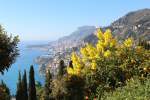 Monaco in der Ferne - diese frhlingshafte Aussicht gab es am 10.