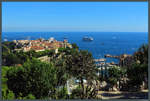 Vom Jardin Exotique hat man einen guten berblick ber Monaco.