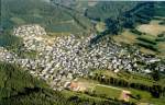 Arzbach (nrdlich von Bad Ems), Luftaufnahme vom 25.06.1986
