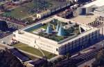 Haus der Kunst auf der Museumsmeile in Bonn - Luftaufnahme vom 28.09.1992