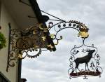 Oberwolfach-Walke, Hotel und Restaurant  Hirschen , Aug.2013