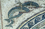 Mosaik im Haus der Delfinen auf Delos.