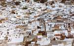 Die autofreie  Altstadt von Lindos von Akropolis aus gesehen.