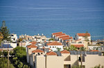 Blick auf Platanias vom Old Town.