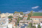 Blick auf Platanias und das Meer an der Nordseekste der Insel Kreta.