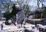 Die Nandi-Statue am Chamundi Hill in Mysore.