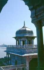 Blick vom Agra Fort.