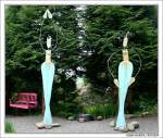 Die Schwestern 'Sisters' Ewe create - Gallerie und Skulpturengarten bei Glengariff, Irland Co.