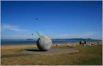 Der  Eccentric Orbit  - Blick ber den Strand bei Portmarnock auf Howth, Irland Co.