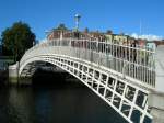 Ha' Penny Bridge in Dublin   Okt.