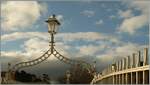 Die Ha'penny Bridge in Dublin.