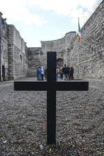 Hinrichtungssttte im Innenhof des Gefngnisses Kilmainham Gaol.