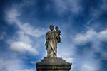 Ausschnitt eines Grabsteines auf dem Glasnevin Cemetry in Dublin.