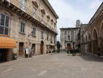 Guardiagrele, historische Huser an der Piazza St.