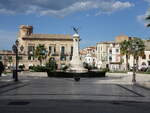 Vasto, Denkmal an der Piazza Gabriele Rossetti (16.09.2022)