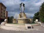 L’Aquila, Fontana Luminosa an der Piazza Battaglione Alpini (25.05.2022)