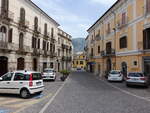 Sulmona, historische Palste an der Piazza Plebiscito (26.05.2022)