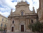 Monopoli, Pfarrkirche Madonna della Madia, erbaut von 1742 bis 1770 (28.09.2022)