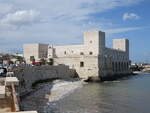 Trani, Castello Normanno Svevo, erbaut von 1233 bis 1249 (27.09.2022)