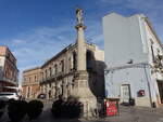 Copertino, Colonna di San Sebastiano an der Piazza Umberto I.