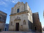 Giurdignano, Chiesa Madre an der Piazza Municipio, erbaut von 1756 bis 1763 (03.03.2023)