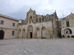 Matera, Pfarrkirche San Giovanni Battista, erbaut von 1213 bis 1220 (01.03.2023)