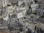 Matera, Ausblick auf das Sassi Viertel in der Altstadt (01.03.2023)