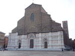 Bologna, San Petronio Kirche an der Piazza Maggiore, erbaut ab 1390 (31.10.2017)