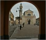 Der Marktplatz in Brescello   (14.11.2013)