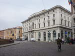 Ferrara, Gebude der Brse, Camera di Commercio am Largo di Castello (30.10.2017)