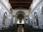 Castrocaro Terme, Innenraum der Pfarrkirche San Nicolo (20.09.2019)