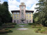 Predappio, Palazzo Varano an der Piazza San Antonio, erbaut von 1926 bis 1927 (20.09.2019)