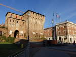 Lugo, Burg Rocca an der Piazza Martiri, Hauptturm aus dem 14.