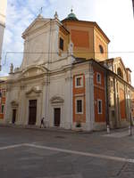 Ravenna, Pfarrkirche Santa Maria del Suffragio, erbaut von 1668 bis 1708 durch Francesco Fontana (20.09.2019)